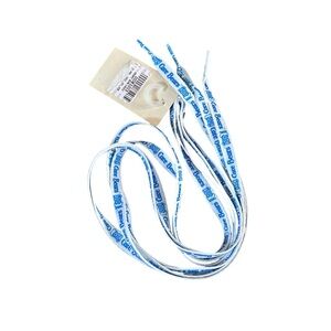 VTG Y2K Care Bears Grumpy Bear Blue & White Shoe Laces 90s Hot Topic Kawaii NWT